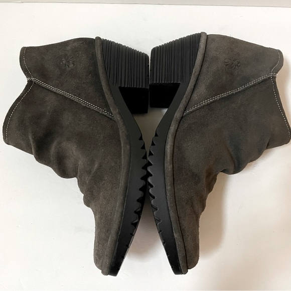 Fly London Wezo Brown Suede Booties 41W/10.5W - Picture 7 of 12